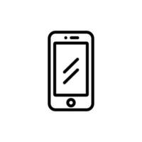 mobile phone sign symbol vector icon