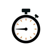 Trendy Simple Stopwatch Icon Vector Illustration Template