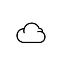 technology cloud computing sign symbol vector