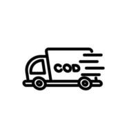 transportation delivery sign symbol vector