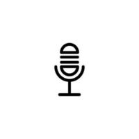 communication mic sign symbol vector