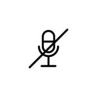 communication mic sign symbol vector