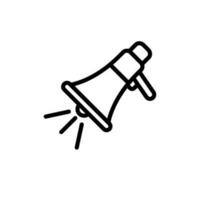 communication megaphone sign symbol vector