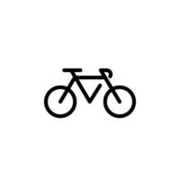 transportation bicycle sign symbol vector