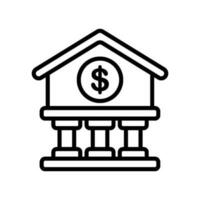 economy bank sign symbol vector