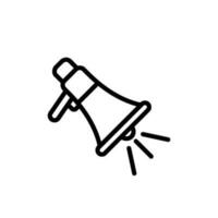 communication megaphone sign symbol vector