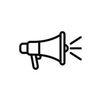 communication megaphone sign symbol vector