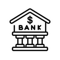 economy bank sign symbol vector