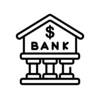 economy bank sign symbol vector