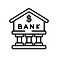 economy bank sign symbol vector