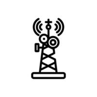 radio antenna sign symbol vector icon