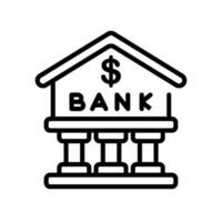 economy bank sign symbol vector