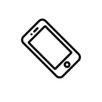 mobile phone sign symbol vector icon