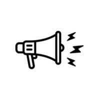 communication megaphone sign symbol vector