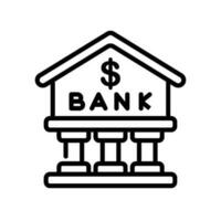 economy bank sign symbol vector