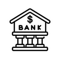 economy bank sign symbol vector