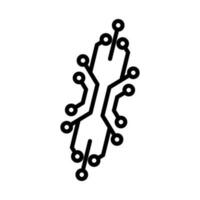 Circuit Electronic Icon Vector Template