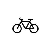 transportation bicycle sign symbol vector