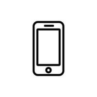 mobile phone sign symbol vector icon