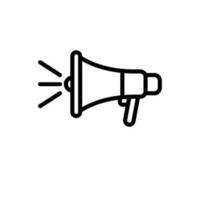 communication megaphone sign symbol vector