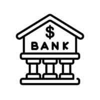 economy bank sign symbol vector