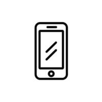 mobile phone sign symbol vector icon