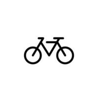 transportation bicycle sign symbol vector