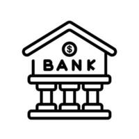 economy bank sign symbol vector