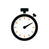 Trendy Simple Stopwatch Icon Vector Illustration Template