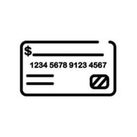 economy credit card sign symbol vector