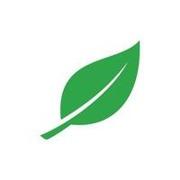 verde hoja vector, eco hojas spa logo modelo vector