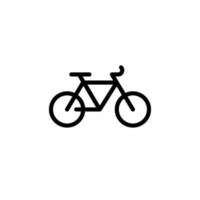 transporte bicicleta firmar símbolo vector