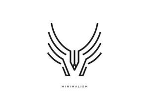 Initial based clean and minimal Logo. W letters creative fonts monogram icon symbol. vector