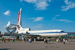 Moscow, Russia - June 30 , 2023 Aircraft Yak 42 photo