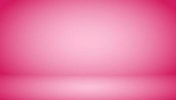 resumen antecedentes. el estudio espacio es vacío. con un suave y suave rosado color. vector
