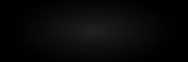 Abstract black background with Metallic texture pattern. Vector illustration