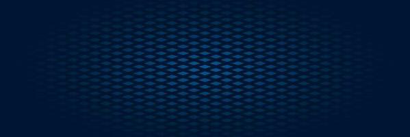 Dark blue abstract background with rhombus pattern. Vector illustration