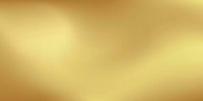 Gold abstract blurred gradient background. Vector illustration.