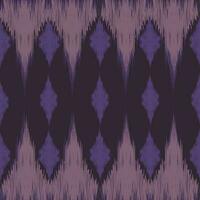 ikat ethnic seamless pattern. abstract ogee textured vector