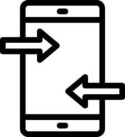 mobile free icon vector