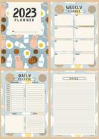 Cute organizer with place for notes. Trendy Christmas To Do List. Vector  planner design template. 8899781 Vector Art at Vecteezy