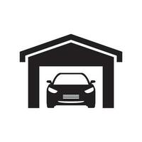 Car garage sign simple icon on background vector