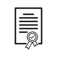 Rosette Stamp Icon Vector Design Template. Editable stroke.