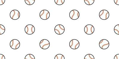 baseball Seamless pattern vector sport tennis ball tile background scarf isolated repeat wallpaper