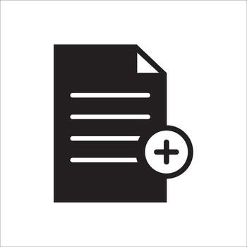 Document and files vector icon. Add file. Delete file icon. Office files and documents icon. EPS 10 illustration of isolated document symbol pictogram