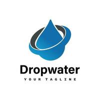 Drop Water Logo and Icon Vector Template