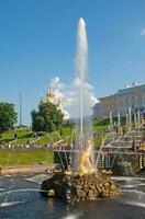 St. Petersburg, Russia - August 20 ,2022 Peterhof Palace. photo