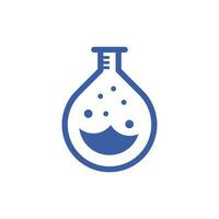 Drop Lab icon illustration logo design template, suitable for your company vector