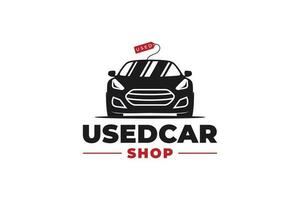 used car dealer logo template vector