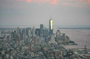 Aerial view of New York photo